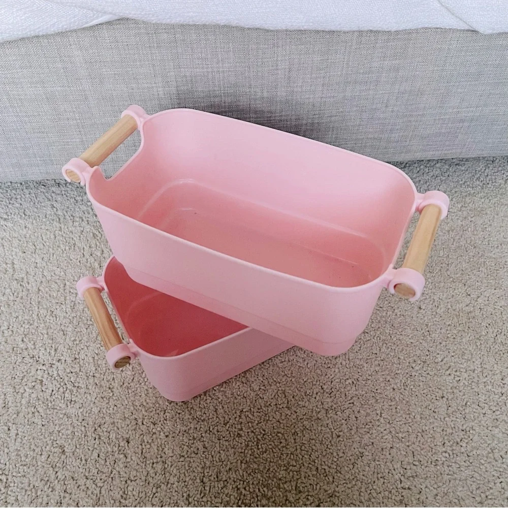🌹 Cute Pink Storage Containers